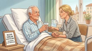 Acompañamiento y cuidado de ingresados en hospital