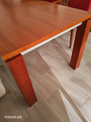 Mesa de comedor extensible madera