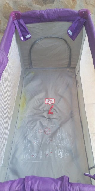 Parque cuna infantil plegable