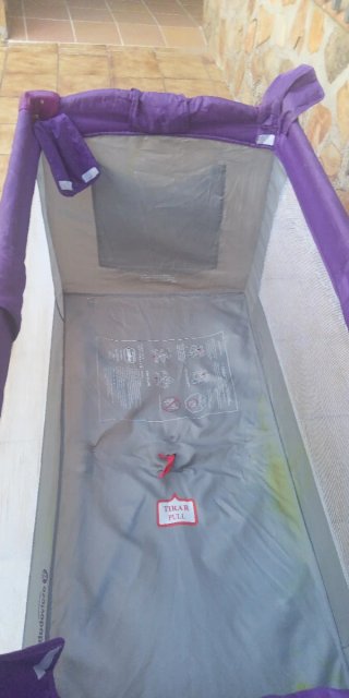 Parque cuna infantil plegable