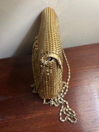 Bolso Malla Dorado Vintage