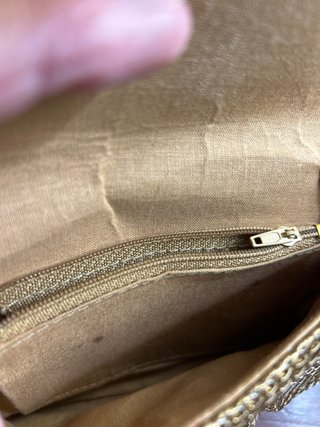 Bolso Malla Dorado Vintage