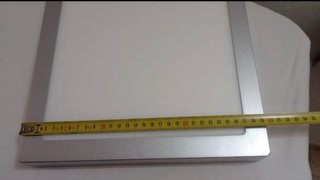 Luz LED Panel Cuadrado Plata