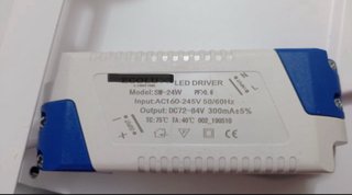 Luz LED Panel Cuadrado Plata