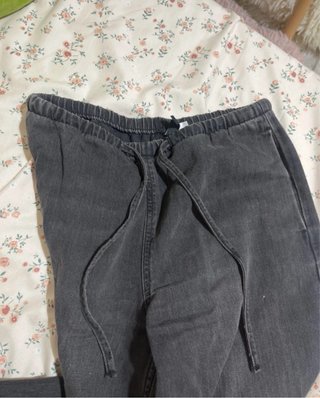 Pantalón wide leg negro