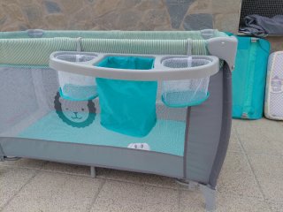Cuna de viaje Lionelo 120x60, cuna/parque infantil