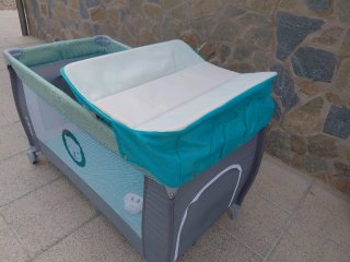 Cuna de viaje Lionelo 120x60, cuna/parque infantil