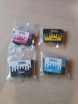 Pack 4 cartuchos tinta 29XL (Negro, Cyan, Magenta,