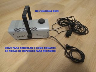 Máquina de humo Stairville SF80 reparar o piezas