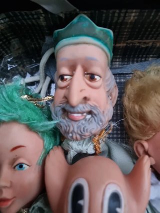 Lote marionetas vintage años 70