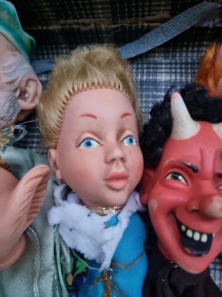 Lote marionetas vintage años 70