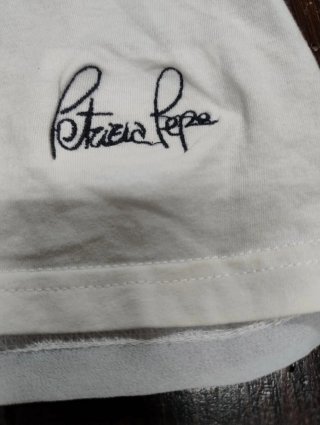 T-shirt Patrizia Pepe bianca con stampa