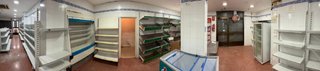 Estanterías comerciales aluminio blanco