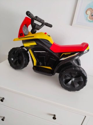 Moto Eléctrica Infantil Roja y Amarilla
