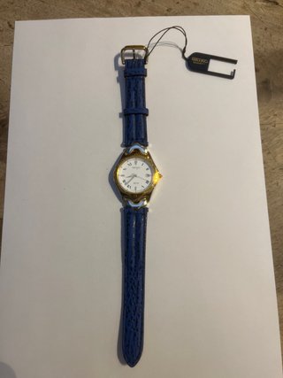 Reloj Seiko Dorado y Azul Hombre