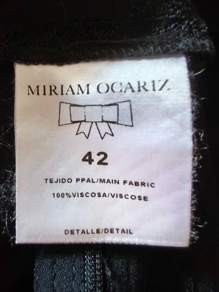 Conjunto negro Miriam Ocariz T42 Elegante Invitada