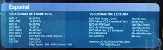 Grabadora DVD LG GSA-H54N IDE/PATA 40pin