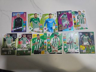 Lote 10 Cromos Real Betis Adrenalyn XL