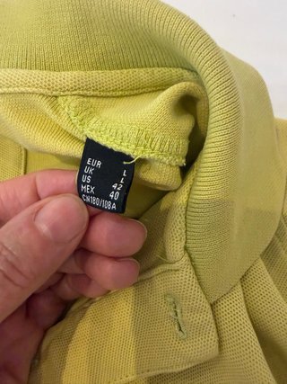 Polo manga corta PDH verde limón.