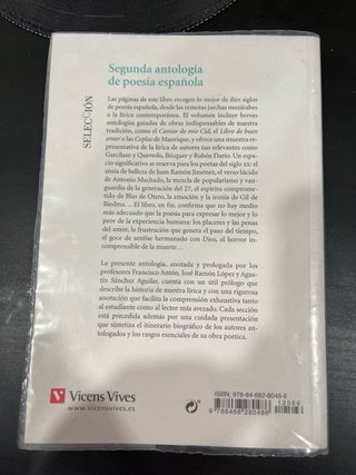 Segunda antología de poesía española selección