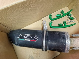 Escape GPR Furore Negro Homologado Kawasaki Ninja