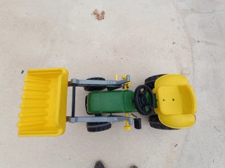 Tractor John Deere pedales y pala