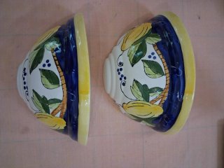 2 Bellissimi Vasi da Parete in Ceramica