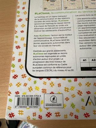 #LaClasse méthode de français, B1