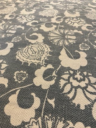 Alfombra Algodón Estampada 110x165cm