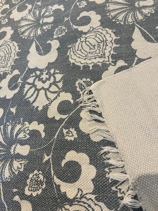 Alfombra Algodón Estampada 110x165cm