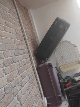 2 Maletas Antiguas Negras y Moradas