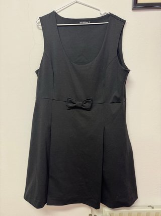 Vestido Negro Lazo Talla 52 New Saks