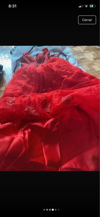 Vestido XV Años Rojo
