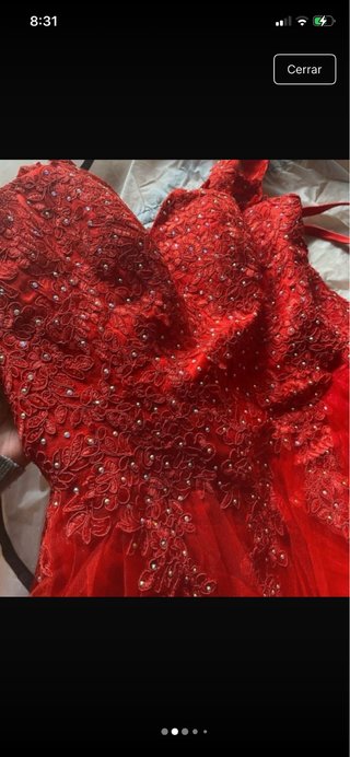 Vestido XV Años Rojo
