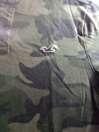 Polo Hollister Camuflaje Verde