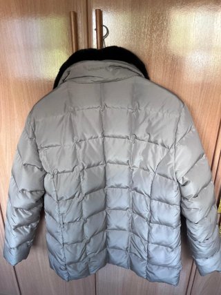 Chaqueton Burberry Mujer Beige con Cuello Peluche