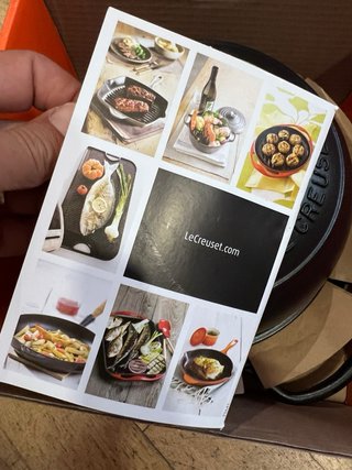 Le Creuset Cocotte / Forno Pão Ferro Fundido Preto