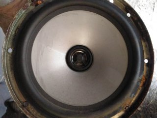 Altavoz Crossover 12 dB Negro/Plata