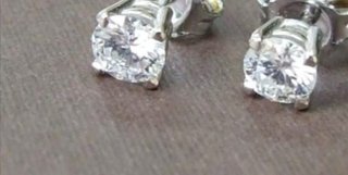 Pendientes de diamantes naturales y oro 18k