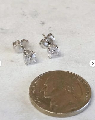 Pendientes de diamantes naturales y oro 18k