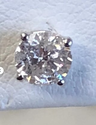 Pendientes de diamantes naturales y oro 18k