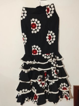 Vestido flamenco niña rosa