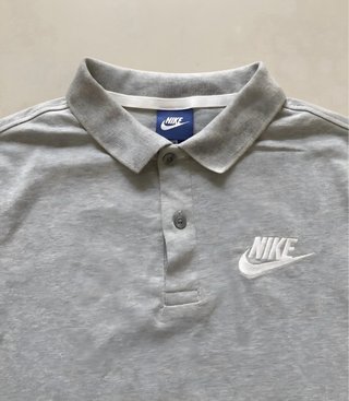 Polo Grigio Chiaro Nike Taglia XL Ragazza Regular
