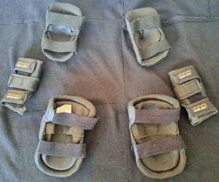 Pack protecciones skate y patinaje Bauer talla S