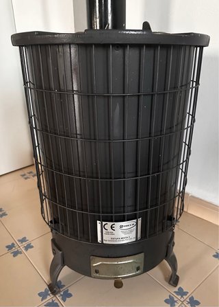 Estufa de leña Theca M3 Negra