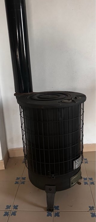 Estufa de leña Theca M3 Negra