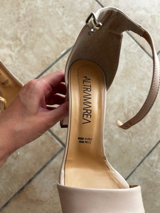Sandali con tacco ALTRAMAREA beige