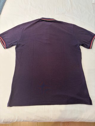 Polo manga corta azul y rojo Talla XXL