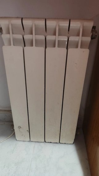 Radiador agua 4 lamas blanco