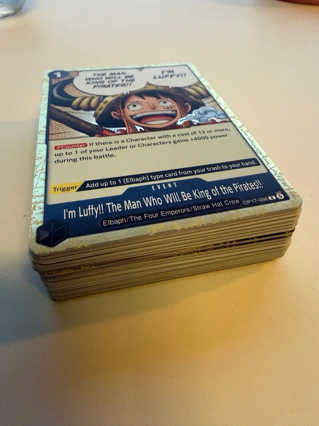 Bulk 50 cartas R One Piece OP-17 – 100% Rare